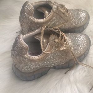 Anthony Wang Original Jewel and Mirror Shoes